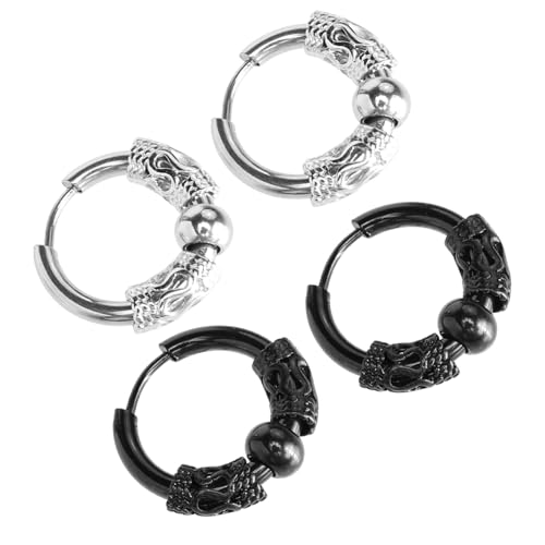 Beaupretty 2 Paare Herren Ohrringe Dragon Design Rund Edelstahl Kugel Valentinstag Geburtstag Modisch Langlebig Stilvoll Beaupretty 2 Paare Herren Ohrringe Dragon Design Rund Edelstahl Kugel Valentinstag Geburtstag Modisch Langlebig Stilvoll von Beaupretty