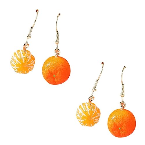 Beaupretty 2 Paare Orangenförmige Ohrringe Resin Fruchtige Ohrhänger Modischer Schmuck für Damen Einzigartiges Design Hautfreundlich und Langlebig Beaupretty 2 Paare Orangenförmige Ohrringe Resin Fruchtige Ohrhänger Modischer Schmuck für Damen Einzigartiges Design Hautfreundlich und Langlebig von Beaupretty