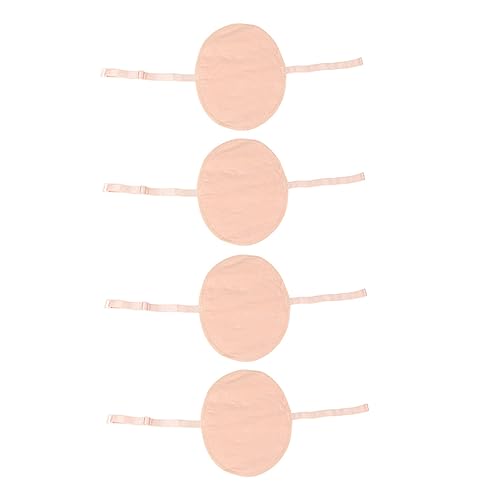 Beaupretty 2 Paare Unsichtbare Achselpads Komfortable Schweißabsorptions Pads für Damen und Herren Waschbar Leak für Shirts Blusen und Hemden von Beaupretty