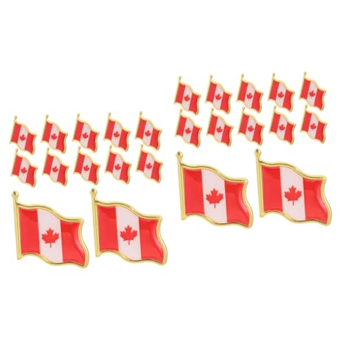 Beaupretty 2 Sätze Flagge Brosche Nationalflagge Anstecker Für Kleidung Dekorativer Clip Für Formelle Und Freizeitveranstaltungen Für Männer Und Frauen 25 Stück * 2 von Beaupretty