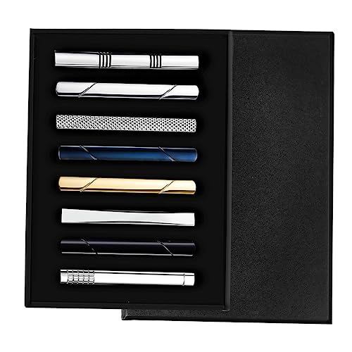 Beaupretty 2 Sätze Krawattenklammer-set Binden Clip- Kleid Business-krawattenstange Nacken Trauzeugen Krawattenklammern Für Männer Einzigartig Kragen Clips Kupfer 8 Stücke * 2 von Beaupretty
