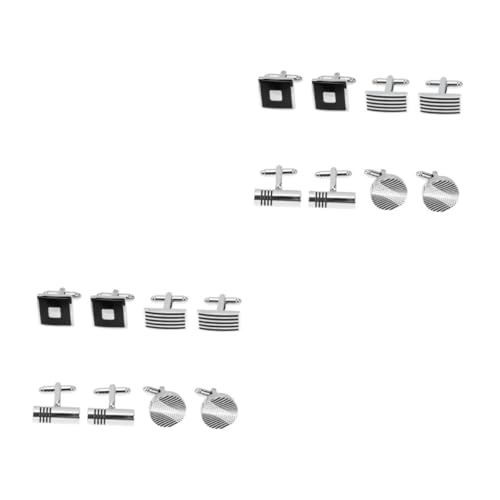 Beaupretty 2 Sätze Manschettenknöpfe Herren Stilvolle Anzug Manschettenknöpfe Für Hochzeiten Geschäftliche Anlässe Besondere Quadratische Rechteckige Designs Hochwertigem 4 Paare * 2 Beaupretty 2 Sätze Manschettenknöpfe Herren Stilvolle Anzug Manschettenknöpfe Für Hochzeiten Geschäftliche Anlässe Besondere Quadratische Rechteckige Designs Hochwertigem 4 Paare * 2 von Beaupretty