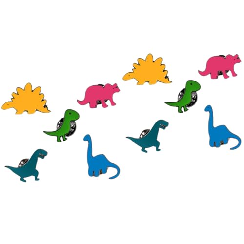 Beaupretty 2 Sätze Teiliges Dinosaurier Broschen Dekorative Anstecker Für Kleidung Und Taschen Süße Und Accessoires Für Erwachsene 5 Stück * 2 von Beaupretty