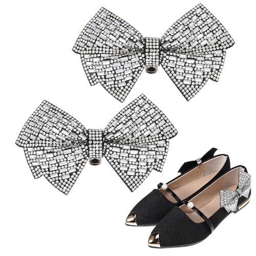 Beaupretty 2 Schuhclips mit Strass Schleife Abnehmbare Schuhdekoration für Damen Schleifen Schmuckclips für Pumps Flats Brautschuhe Vielseitig und Einfach Anzubringen Beaupretty 2 Schuhclips mit Strass Schleife Abnehmbare Schuhdekoration für Damen Schleifen Schmuckclips für Pumps Flats Brautschuhe Vielseitig und Einfach Anzubringen von Beaupretty