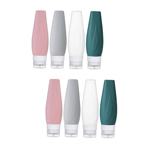 Beaupretty 2 Sets Nachfüllbarer Kosmetik-Make-Up-Spender Tragbare Flüssigkeitsflaschen Aus Silikon Für Frauen Handcreme Mit Flüssigkeiten Oder Conditioner Tube Seife Zusammendrückbar von Beaupretty