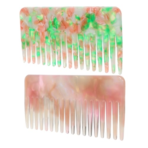 Beaupretty 2 Stück Antistatischer Stylingkamm Mit Breiten Zähnen Tragbarer Friseurkamm Für Männer Und Damen Effektives Entwirren Und Frisieren Angenehmes Nutzungserlebnis von Beaupretty