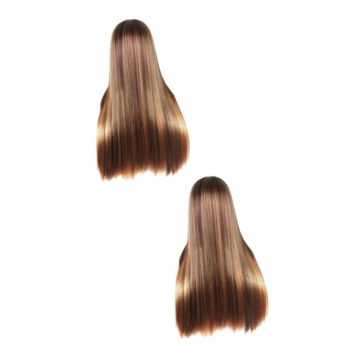 Beaupretty 2 Stk Perücke Mädchenhaar Toupet Für Frauen Kopfbedeckungen Für Damen Cosplay-kopfbedeckung Mädchen-tiara Fräulein Rosennetz Gradient Hochtemperaturdraht von Beaupretty