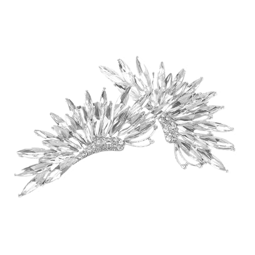 Beaupretty 2 Stück Abnehmbare Schuhclips mit Glitzersteinchen Schuhebänder für Damen Dekorative Accessoires für Festtagsmode Passend für High Heels Flats Sneakers von Beaupretty