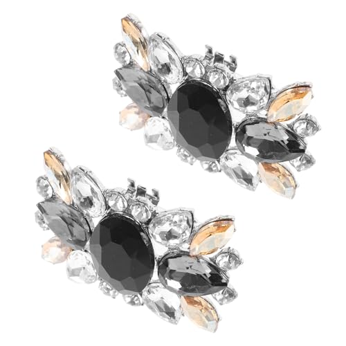 Beaupretty 2 Stück Abnehmbare Schuhclips mit Strass für Hochzeiten Schuhschnallen für Damen Hochwertige Accessoires für Pumps und High Heels für Besondere Anlässe von Beaupretty