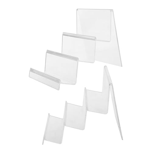 Beaupretty 2stücke Transparenter Präsentationsständer Aus Acryl Abgestufter Organizer Für Schreibtische Zum Präsentieren Von Handtaschen Brieftaschen Und Sonnenbrillen Raum Sparendes von Beaupretty