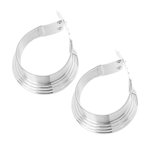 Beaupretty 2 Stück Afrikanischer Choker Silberfarbenes Tribal Collar Necklace für Damen Leichtes Vielseitiges Ethno Schmuckstück für Alltag Tanz Party und Besondere Anlässe von Beaupretty