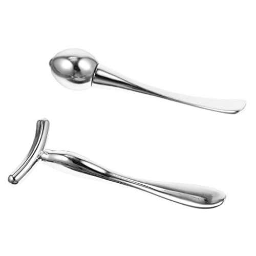 Beaupretty 2 Stück Augenmassage Roller Zarter Massage Stick für Augencreme Fördert Durchblutung Schwellungen und Augenringe Praktischer Creme für Mädchen Gesichtsmassage gegen Falten von Beaupretty