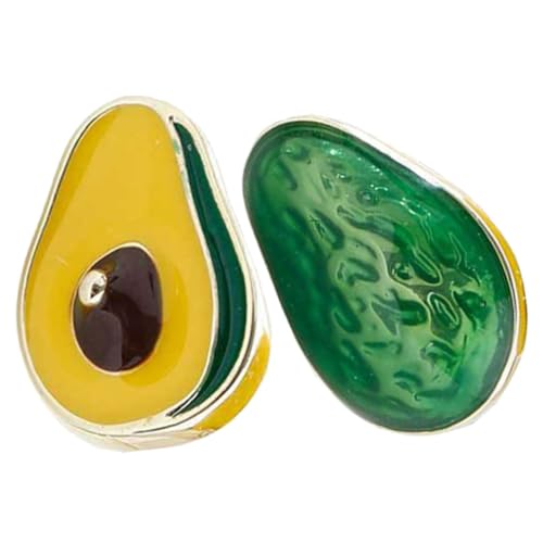 Beaupretty 2stücke Niedliche Avocado Ohrringe Handgemachte Frucht- Für Schmuckstücke Für Weihnachten Und Feiertage Farbenfrohe Party-dekorationen von Beaupretty