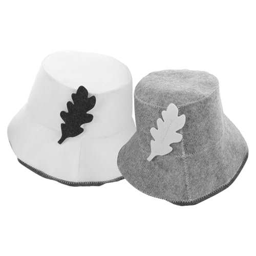 Beaupretty 2 Stück Badehut Party Reversibel Rand Hüte Groß Kappe Duschhut Für Damen Duschhauben Für Haare Atmungsaktivem Duschhut Duschhauben Für Damen Saunahut Chemiefaser Aus Wolle von Beaupretty