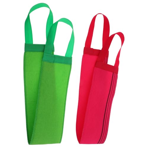 Beaupretty 2 Stück Badetuch Bad-rückenpeeling-waschlappen Körperpeeling Scrubber Rücken Reiben Handtuch Duschschrubber Duschzubehör Werkzeuge Zur Körperreinigung Polyester von Beaupretty