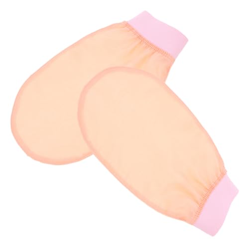 Beaupretty 2 Stück Badetuch Reinigung Haut Schrubben Dusche Handschuhe Reinigung Peeling Peeling Handschuhe Handschuh Peeling Peeling Handschuh Peeling Handschuh Rosa Seide von Beaupretty