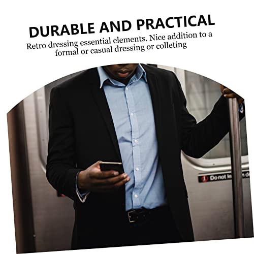 Beaupretty 2 Stück Bar Taschenuhr Kette Vintage Metall Ketten für Herren Jeans und Weste Gold und Silber Cowboy Stil Vielseitig Tragbar Klassisches Design von Beaupretty