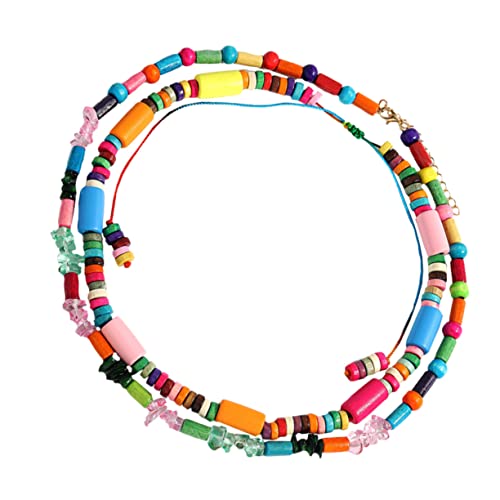 Beaupretty 2 Stück Bohemian Style Teiliges Ethnisches Holzperlen Handgefertigte Schmuckstücke für Outfit für Feiern und Besondere Anlässe von Beaupretty