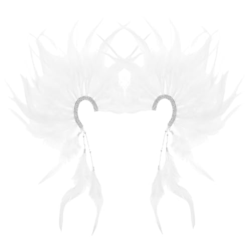 Beaupretty 2 Stück Boho Ohrclips mit Strass nicht Durchstochen Leichter Ohrwickel für Damen Festival Schmuck Hochzeit Ohrdekoration Cosplay Ear Wrap Hängend von Beaupretty