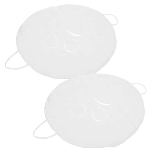 Beaupretty 2 Stück Doppellagige Fleece Gesichtstuchmaske Hohe Feuchtigkeitsaufnahme Weich und Bequem Wiederverwendbar Kompakt für Tägliche Hautpflege bei Damen von Beaupretty