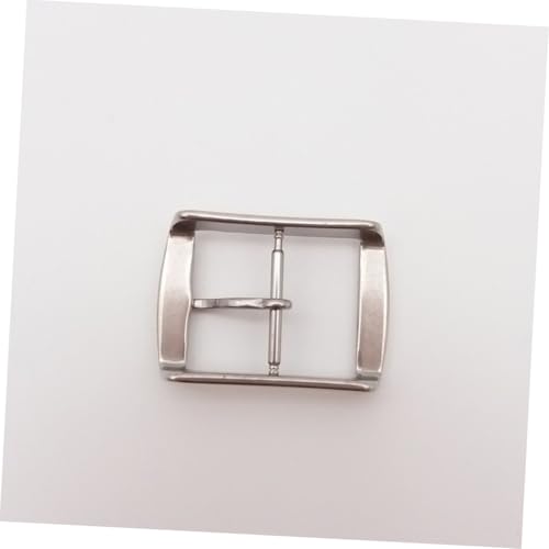 Beaupretty 2 Stück Edelstahl Uhrenarmbandverschluss Robuste Uhrband Schnalle Kompatibel mit Leder Silikon Armbändern für Damen Herren Einfach zu Montieren Langlebiges Uhrzubehör in Silber von Beaupretty