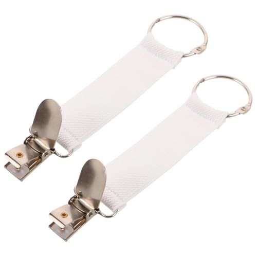 Beaupretty 2 Stück Elastische Hut und Handschuhclips Robustem Polyester und Zinklegierung Verstellbar für Sicheren Halt Leicht und Kompakt für Outdoor Reisen Arbeit Unisex Vielseitig von Beaupretty