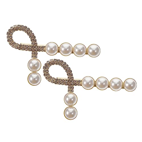Beaupretty Elegante Clips Für Damen – Seitliche Haarspange Mit Strasssteinen Haarschmuck Für Mädchen Perfekt Für Hochzeitsbankette von Beaupretty