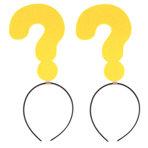 Beaupretty 2 Stück Fragezeichen Haarreif Lustiger Haarschmuck für Partys Festivals und Fotos Flexibel und Bequem Einzigartiges Design für Altersgruppen Beaupretty 2 Stück Fragezeichen Haarreif Lustiger Haarschmuck für Partys Festivals und Fotos Flexibel und Bequem Einzigartiges Design für Altersgruppen von Beaupretty