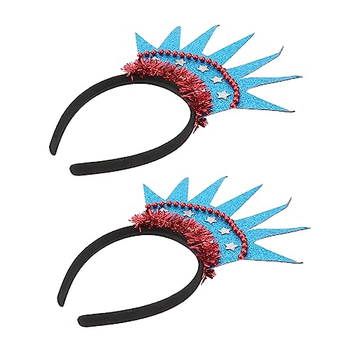 Beaupretty 2 Stück Freiheitsstatue Haarreif Kreative Haarschmuck Accessoires für Partydekorationen und Foto Requisiten von Beaupretty