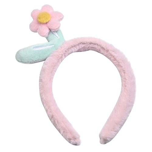 Beaupretty 2st Frisches Blumenstirnband Haargummis Für Frauen Plüsch-stirnband-spa Cosplay-stirnband Für Kinder Kopfbedeckungen Für Kinderkostüme Spa-haarband Stoff Die Blumen Fräulein Schal von Beaupretty