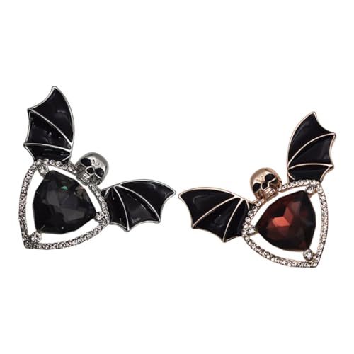 Beaupretty 2 Stück Gothic Punk Brosche mit Skelett Design Anstecknadeln für Halloween Dekoration für Kleidung und Taschen Langlebiges Metallmaterial für Frauen und Männer von Beaupretty