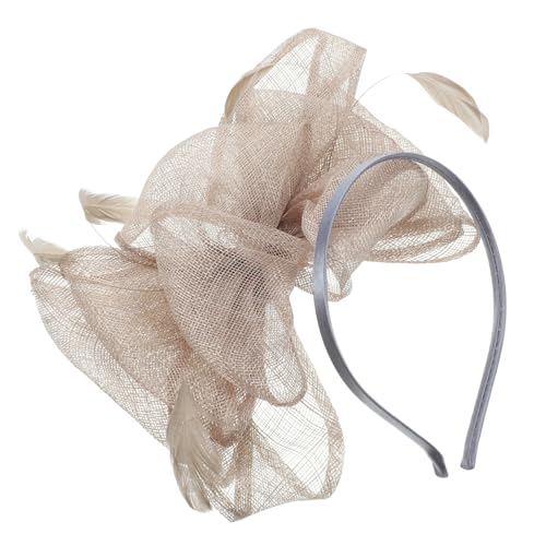 Beaupretty Hut 2 Stück Graue Clips Bänder Mode Requisiten Damen Für Teeparty Stirnband Ein Mädchen Clip Haar Frauen Gaze Und Fascinator Schleier Damen Stirnbänder Accessoires von Beaupretty