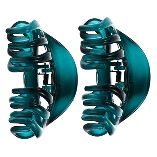 Beaupretty 2 Stück Große Haarspange Damen Starker für Dünnes und Dickes Haar Haarklammer aus Robustem Acryl für Alltag und Hochzeitsfrisuren Stylischer Haarschmuck in Blau von Beaupretty