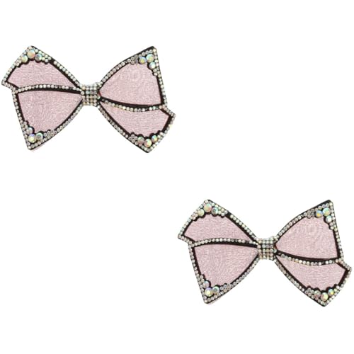 Beaupretty 2 Stück Haarschleifen Haarschmuck für Frauen Haarspangen mit Design Dekorative Accessoires für Partys Hochzeiten Besondere Anlässe Glänzende Schleifen von Beaupretty