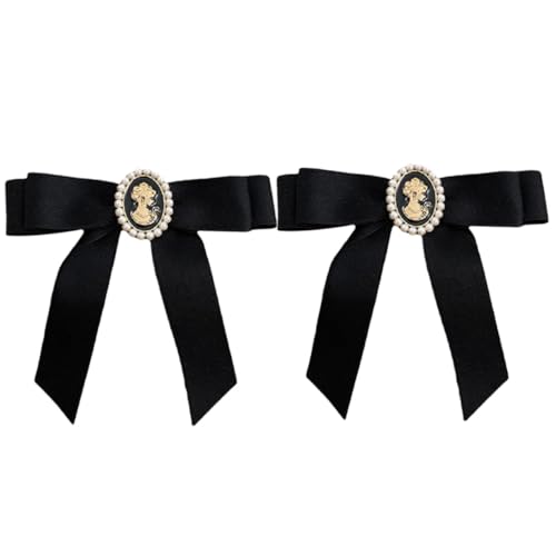 Beaupretty 2 Stück Haarschleifen Haarspangen für Damen Rutschfeste Barrette mit Stilvollem Schleifen Design Sanftes Material als Haarschmuck für Festliche Frisuren von Beaupretty