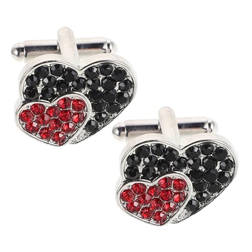 Beaupretty 2 Stück Ich Liebe Diamant-manschettenknöpfe Stylische Manschettenknöpfe Hemdknöpfe Und Manschettenknöpfe Kleidung Accessoire Manschettenknöpfe Mit Hemdnieten Strasssteine Beaupretty 2 Stück Ich Liebe Diamant-manschettenknöpfe Stylische Manschettenknöpfe Hemdknöpfe Und Manschettenknöpfe Kleidung Accessoire Manschettenknöpfe Mit Hemdnieten Strasssteine von Beaupretty