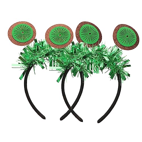 Beaupretty 2st Kiwi-stirnband Kreative Haarspange Kiwi Haarnadeln. Obst-cosplay-haarband Kostüm Fruchthut Party- Haar- Reifen Kiwi-haarnadeln Kiwi-bögen Haar Hoop Hawaii Damen Grüßer von Beaupretty