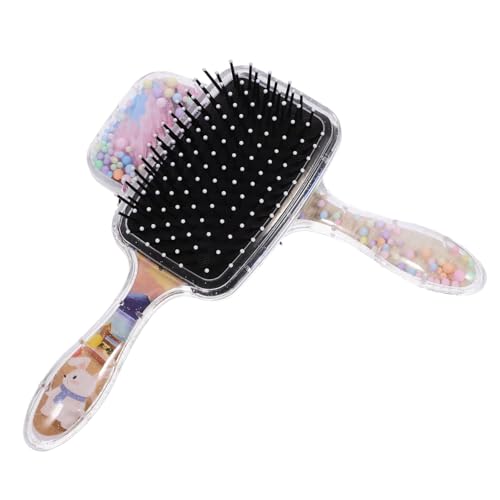 Beaupretty 2 Stück Kleine Haarbürste mit Luftpolster Weiche Borsten Entwirrt Nasses und Dickes Haar Transparent Süßes Panda Design für Mädchen und Damen Tragbar und Komfortabel von Beaupretty