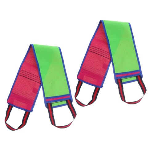 Beaupretty 2 Stück Körperreinigungstuch Peeling Handtuch für Dusche und Bad Doppelseitiges Körperreinigungstool für Effektive Hautpflege und Entspannendes Duscherlebnis Zufällige Farbe von Beaupretty