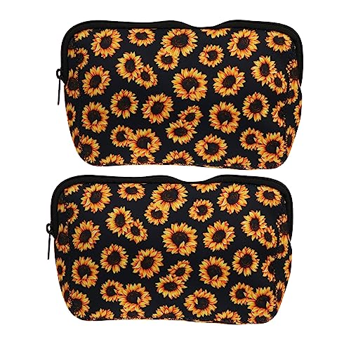 Beaupretty 2stücke Reise-kulturtasche Mit Reißverschluss Make-up-Kosmetiktasche Organizer Leicht Und Kompakt Aus Gummi Für Täglichen Gebrauch Und Reisen Mit Glatten Reißverschlüssen von Beaupretty