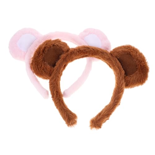 Beaupretty 2 Stück Kuscheliges Bärenohren Stirnband für Plüsch Haarband für Cosplay Gesichtswäsche und Partys Bequeme Kopfbedeckung Kaffee und Rosa Beaupretty 2 Stück Kuscheliges Bärenohren Stirnband für Plüsch Haarband für Cosplay Gesichtswäsche und Partys Bequeme Kopfbedeckung Kaffee und Rosa von Beaupretty