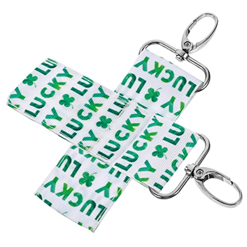 Beaupretty 2 Stück Lippenstift -Beutelschlüsselbund Halter Make -up -Inhaber Lippenstift Schlüsselanhänger Geldbörsezubehör Schlüsselanhänger für Frauen Schlüsselbeutel Grün von Beaupretty