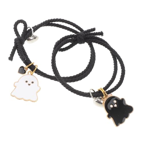Beaupretty 2stücke Geflochtenes Magnet-armband Für Herzanhängern Schnurarmbänder Paararmbänder Passend Für Täglichen Gebrauch Und Besondere Anlässe von Beaupretty