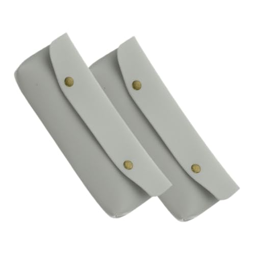 Beaupretty 2 Stück Makeup Pinsel Aufbewahrungstasche PU Kunstleder Kosmetiktasche Reise Schminkpinsel Organizer Kompakt Leicht Tragbar Praktisch für Stifte und Kosmetikpinseln von Beaupretty