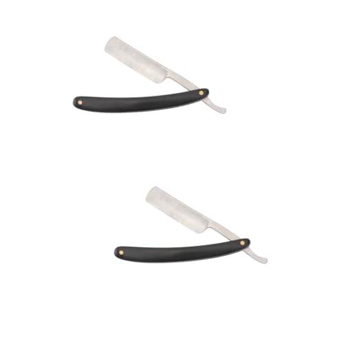 Beaupretty 2 Stück Manueller Rasierer für Männer Dünne Klinge Vintage Sicherheitsrasierer für Bartpflege Einfach zu Handhaben Sicher und Hautschonend für Perfektes Rasurergebnis von Beaupretty