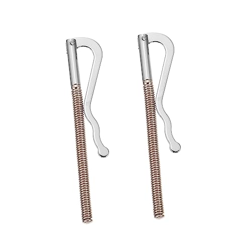 Beaupretty 2 Stück Geldklammer für Brieftasche Metall Federklammer für Banknoten Kreditkarten Slim Geldclip für Herren Praktisch für Bargeld Schecks von Beaupretty