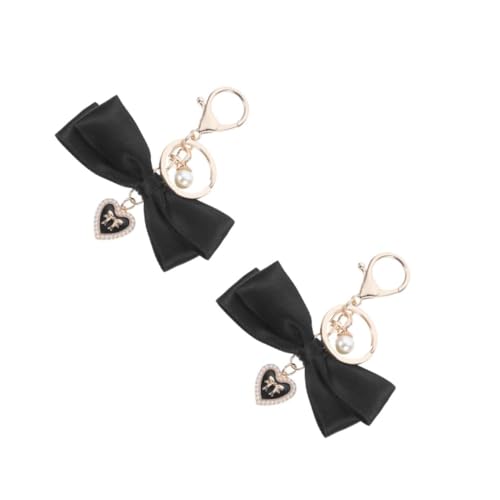 Beaupretty 2 Stück Modischer Schleifen Schlüsselanhänger für Taschen Multifunktionaler Anhänger mit Stilvoller Bowknot Anhänger für Handtaschen Rucksäcke Elegantes Accessoire von Beaupretty