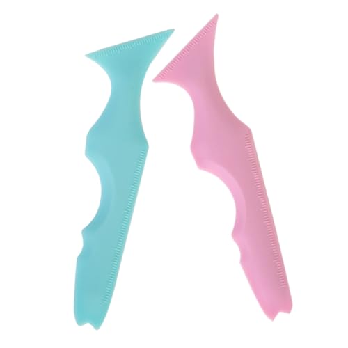 Beaupretty 2 Stück Multifunktionales Eyeliner schablonen Hautfreundlichem Silikon mit Ergonomischem Design für Präzises Augen Lippen make up Elastisch Wiederverwendbar für Anfänger und von Beaupretty