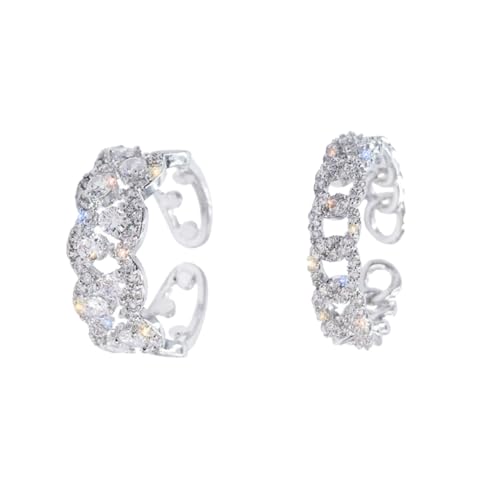 Beaupretty 2 Stück Offene Ringe für Zeigefinger Damen Schmuck Trendige Fingerringe Stilvoller Modeschmuck für Alltag und Besondere Anlässe von Beaupretty