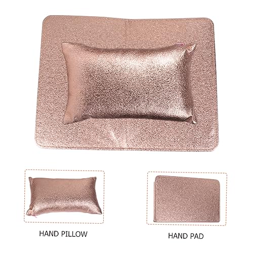 Beaupretty 2 Stück PU Leder Nagel Handkissen Faltbar Weiches Maniküre Handauflage Kissen Armstütze Nagelpflege Zubehör von Beaupretty